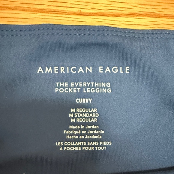 American Eagle Blue Curvy Leggings - Picture 2 of 3
